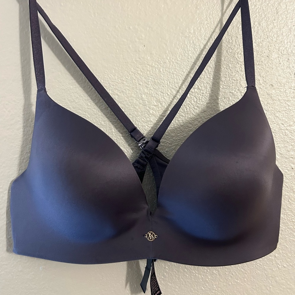 Victoria's Secret Dark Purple Strappy Bra